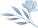 blue flower decor image