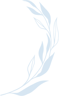 blue flower decor image