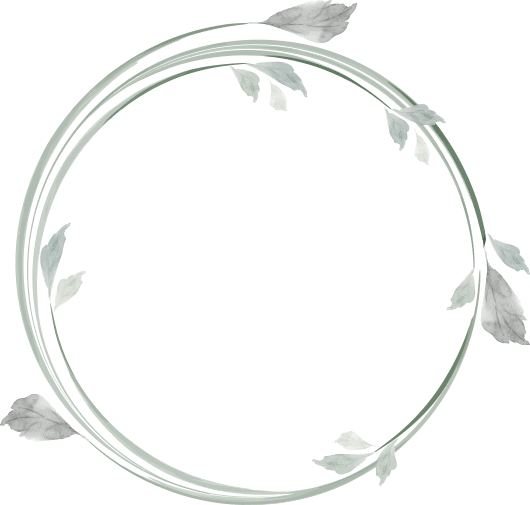circular flower frame decor image
